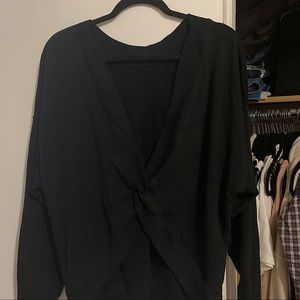 Aerie Offline twist back sweater